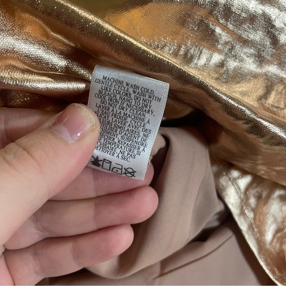 A.L.C. Metallic Gold Ryder Boxer Shorts size small - Picture 11 of 11